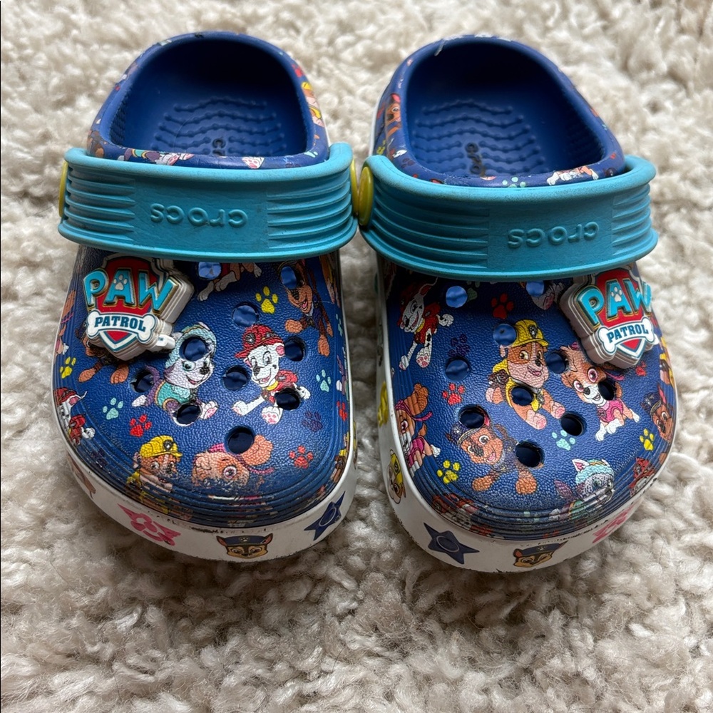 CROCS Toddler Blue Paw Patrol Clogs